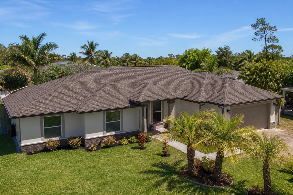New roof installation